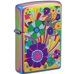 Zippo Psychadelic Flowers 48997