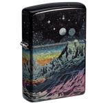 Zippo Martian Landscape, 540 Fusion, Tumbled Chrome - 46432