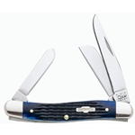 Navy Blue Bone Medium Stockman 2801 - Engravable