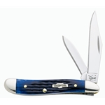 Navy Blue Bone Peanut 2802 - Engravable