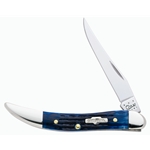 Navy Blue Bone Small Texas Toothpick 2804 - Engravable