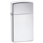 Zippo Plain High Polish Chrome-Slim 1610