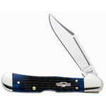 Navy Blue Bone Mini CopperLock 2864 - Engravable