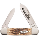 Amber Bone Canoe CS 263 - Engravable