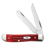 Pocket Worn Old Red Bone Mini Trapper 784 - Engravable