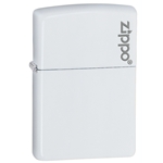 Zippo White Matte with Zippo Logo 214ZL