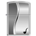 852875 Zippo Pipe Lighter-Brushed Chrome