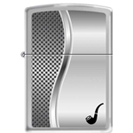 Zippo Pipe Lighter-Brushed Chrome 76515