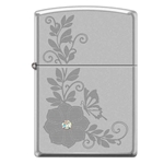 Zippo Flower with Swarovski Crystal 48182