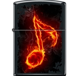 Zippo Flaming Music Note 28926