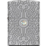 Zippo Deep Carve W/Large Swarovski 34593