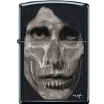 Zippo Neal Taylor Skull face 01777