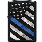 Zippo Flag w/ Thin Blue Line 07206