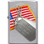 Zippo Flag & Dog Tag 07268