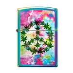 Zippo Peace Pot Leaf 07234