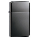 Zippo Plain Black Ice-Slim 20492