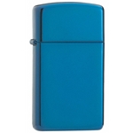 Zippo Plain Sapphire-Slim 20494