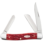 Dark Red Bone Medium Stockman CS 31951 - Engravable