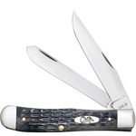 Pocket Worn Gray Bone Trapper CS 58410 - Engravable