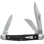 Black Micarta Medium Stockman 27818 - Engravable