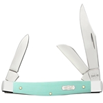 Case Seafoam Green G-10 Medium Stockman 18102 - Engravable